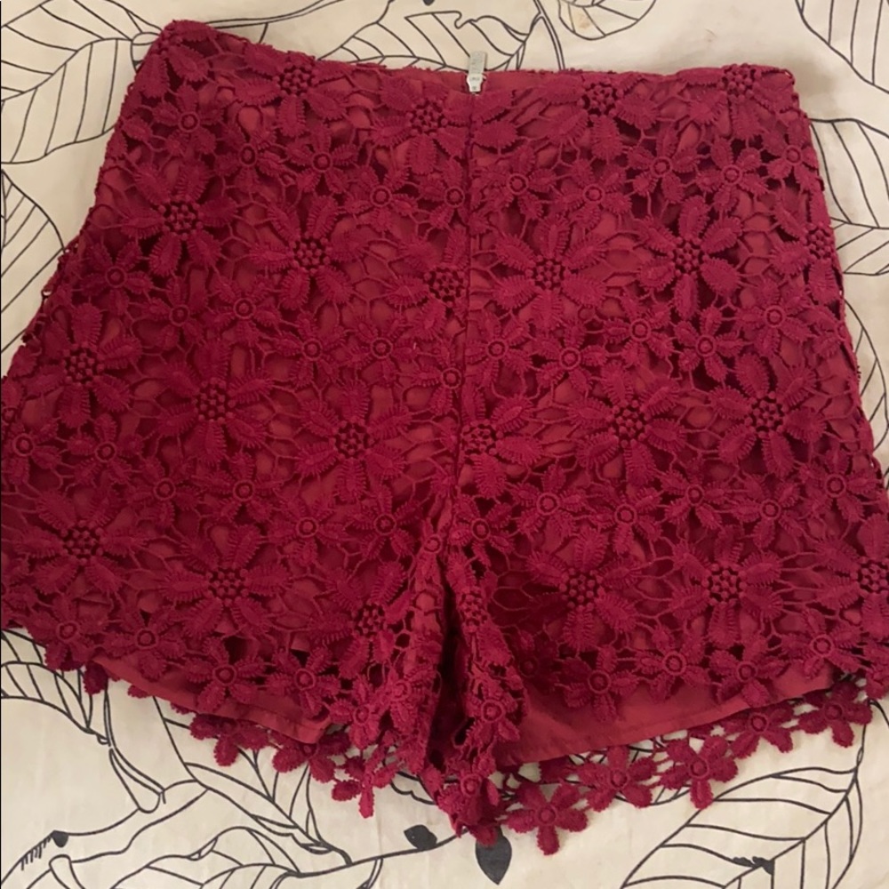 Lace shorts